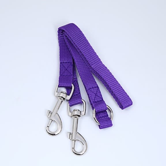 Variant image for Dog Dual Leash Black Nylon | Adventure Buddy-5