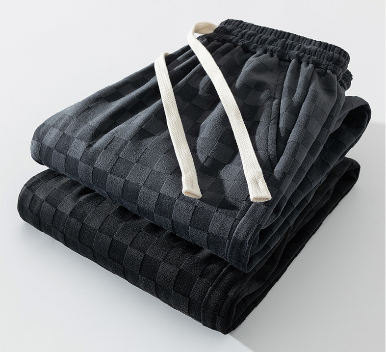 Men's Checkerboard Wide-Leg Pants | Alford