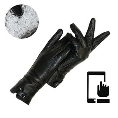 Women Classic Leather Gloves | Eve