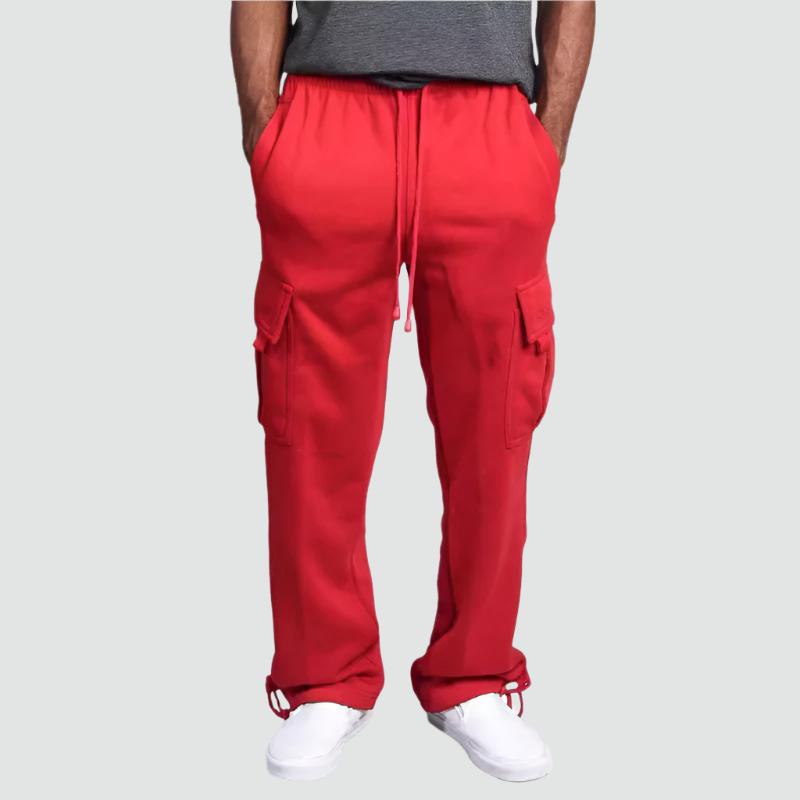 Variant image for Men's Cargo Trousers Grey Cotton Multi-Pocket | Cameron-29