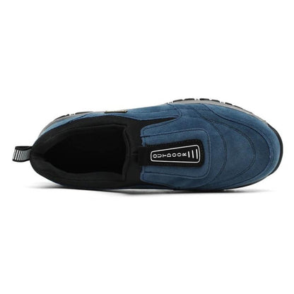 Men's Orthopedic Walking Shoes Black Fabric | Remy-6