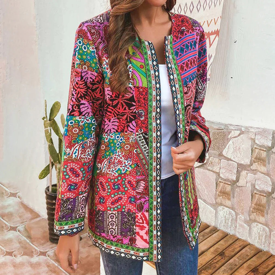 Women Bohemian Patchwork Jacket | Faith