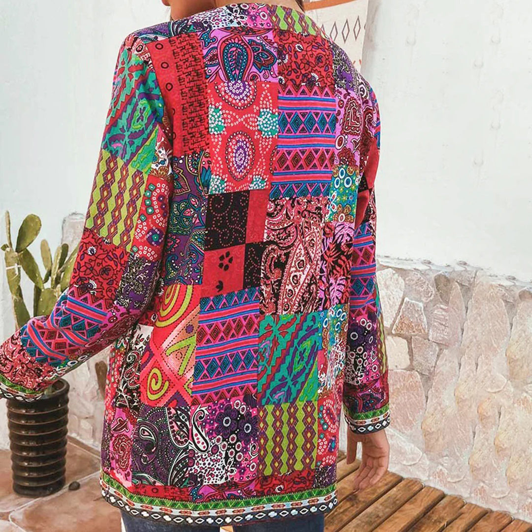 Women Bohemian Patchwork Jacket | Faith