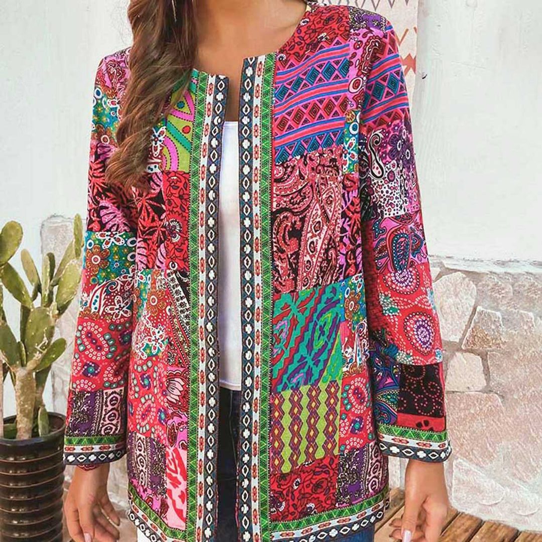 Women Bohemian Patchwork Jacket | Faith