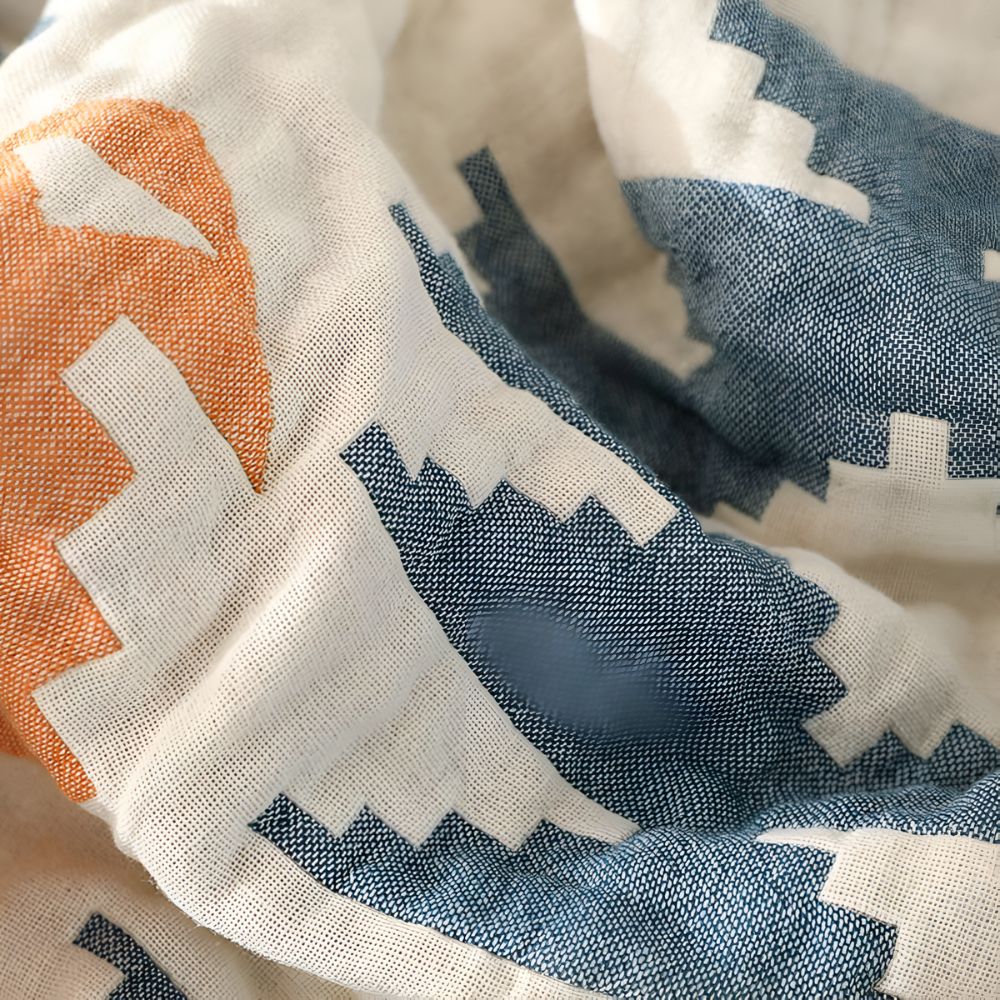 Sofa Cover Geometric Cotton Reversible | Cozy Comfort 3