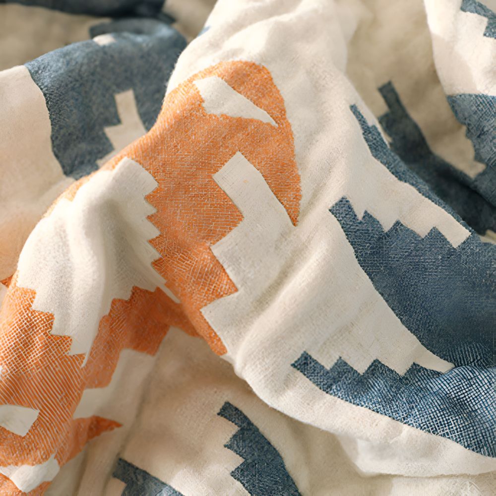Sofa Cover Geometric Cotton Reversible | Cozy Comfort 5