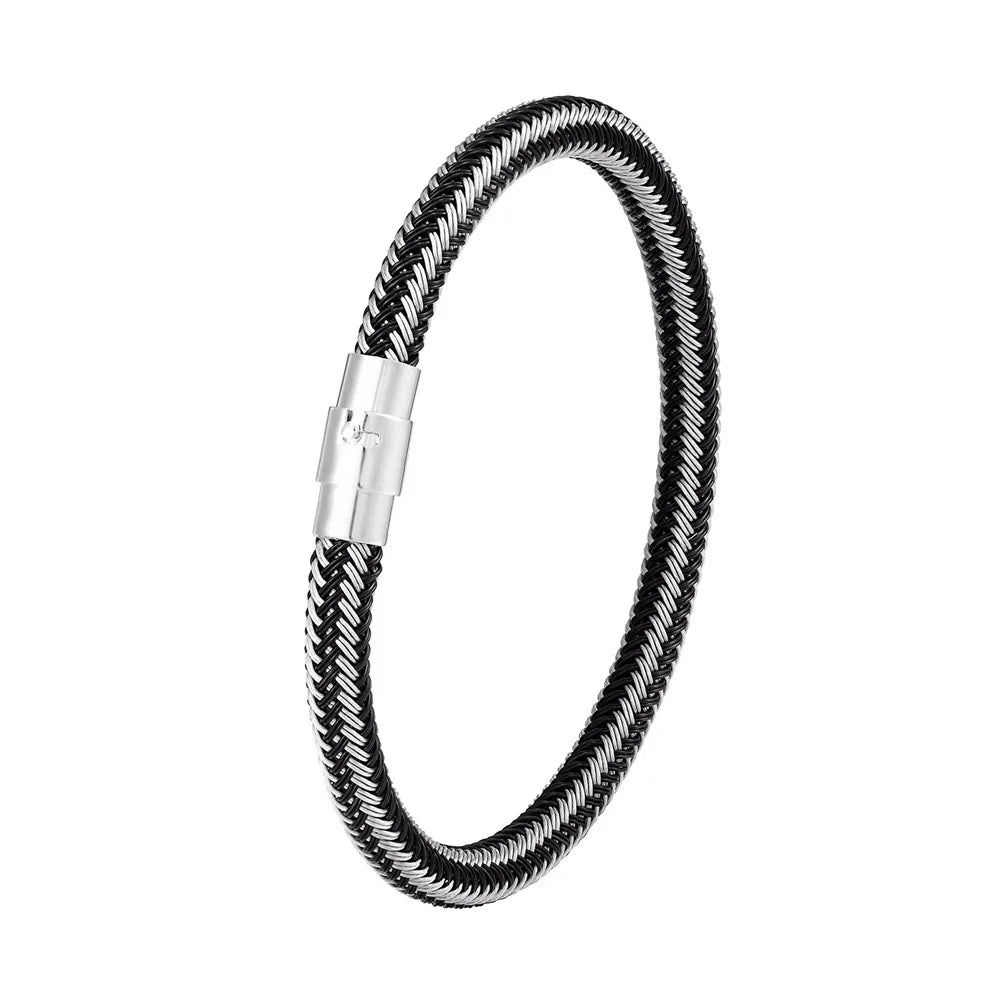 Variant image for Men's Cuff Bracelet Steel Wire Rope | Classic Charm-4