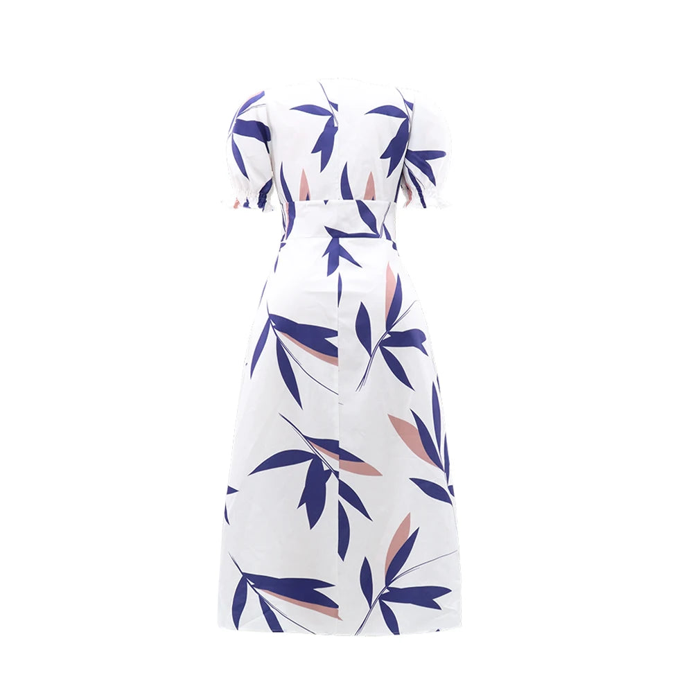 Women Floral Print Button-Down Maxi Dress | Aria