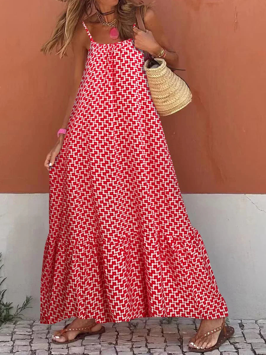 Women Patterned Maxi Summer Dress | Annis
