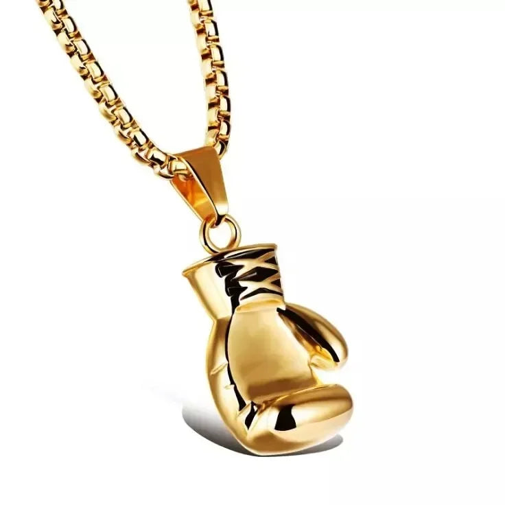 Variant image for Men's Necklace Black Boxing Gloves Pendant Metal Alloy | Urban Style-40