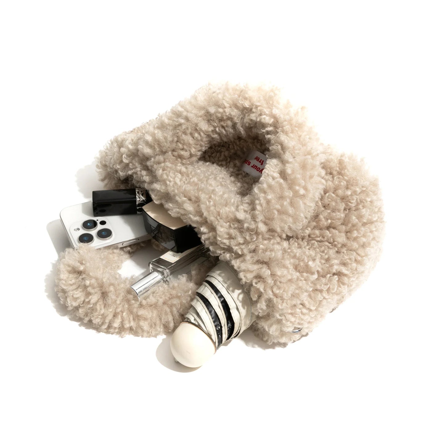 Women Faux Lamb Satchel Mini Bag | Paith