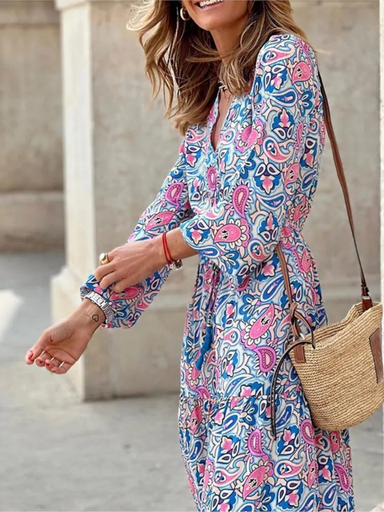 Women Boho Maxi Dress | Irish