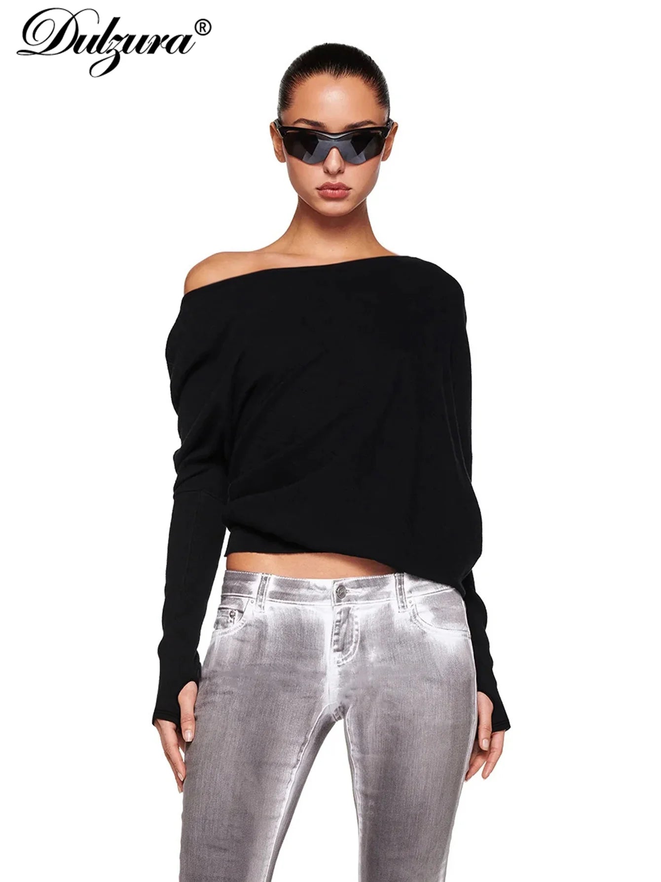 Women Oversized Long-Sleeve Top | Camille