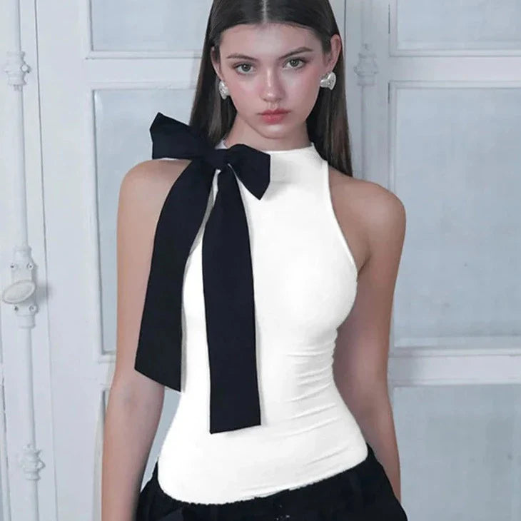 Women Big Bow Bodysuit | Nadine