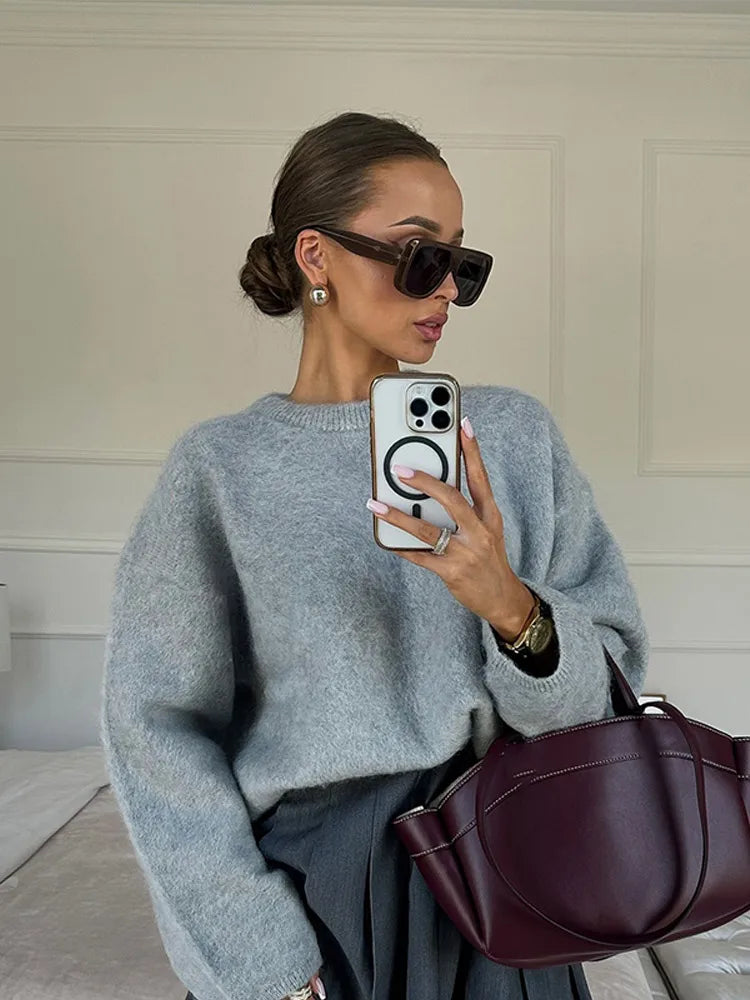 Women Oversized Knit Sweater | Gilda