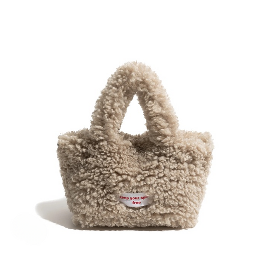 Women Faux Lamb Satchel Mini Bag | Paith