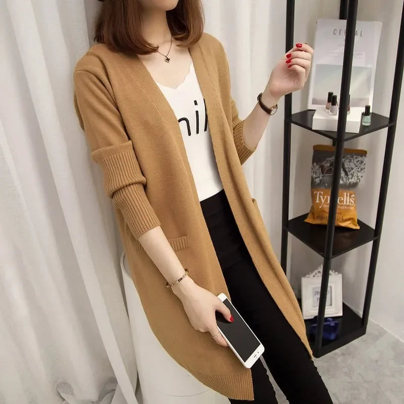Women Cozy Open-Front Cardigan | Kylene