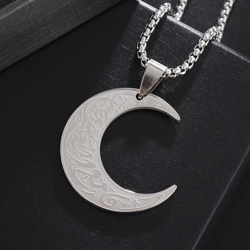 Variant image for Men's Necklace Stainless Steel Pendant | Zulfiqar-22