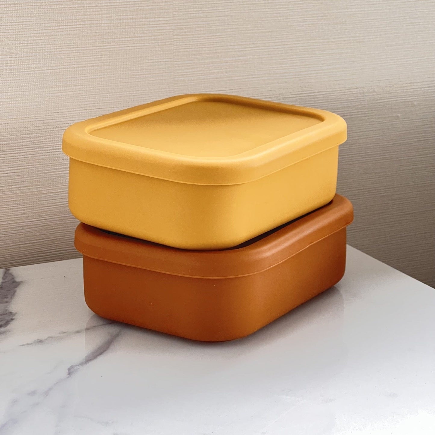 Silicone Bento-Style Lunchbox with Lid