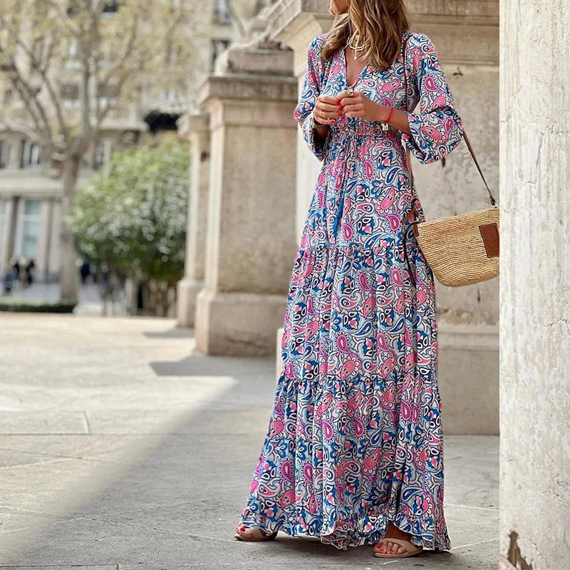 Women Boho Maxi Dress | Irish