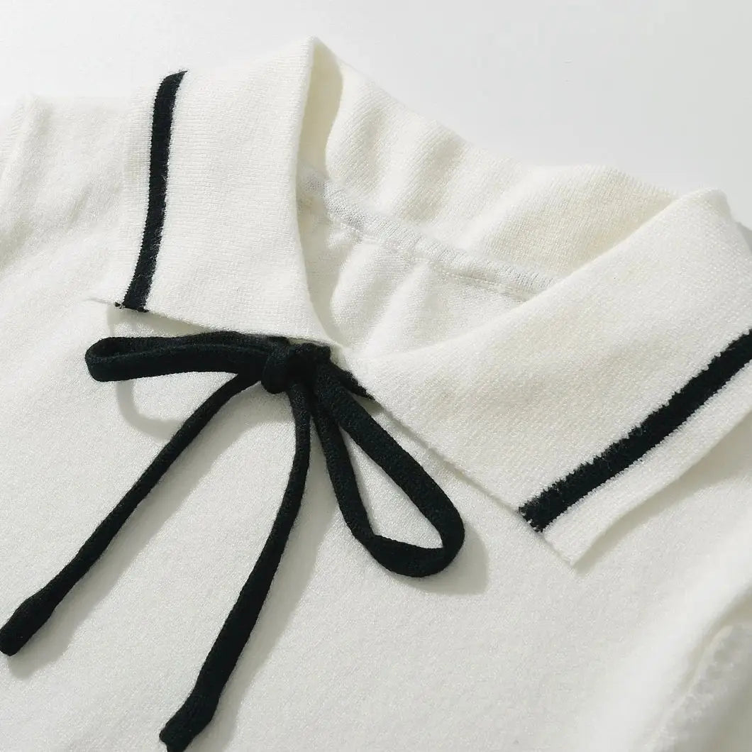 Women Classic Knit Polo Dress | Violeta