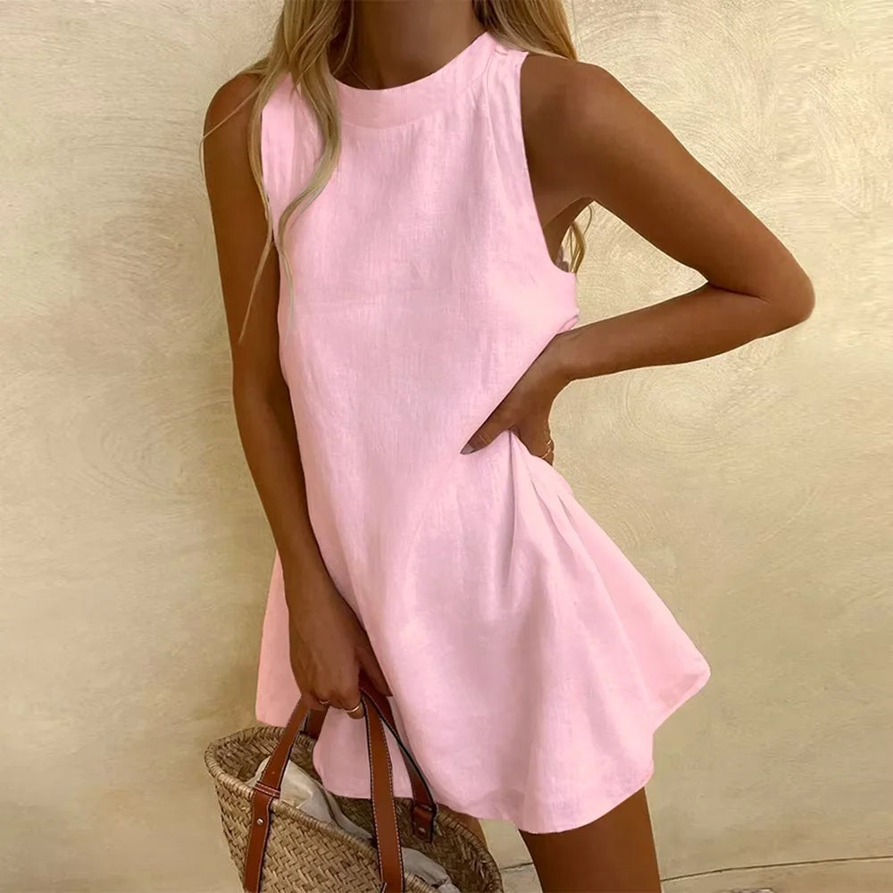 Women Chic Printed A-Line Mini Dress | Ramona
