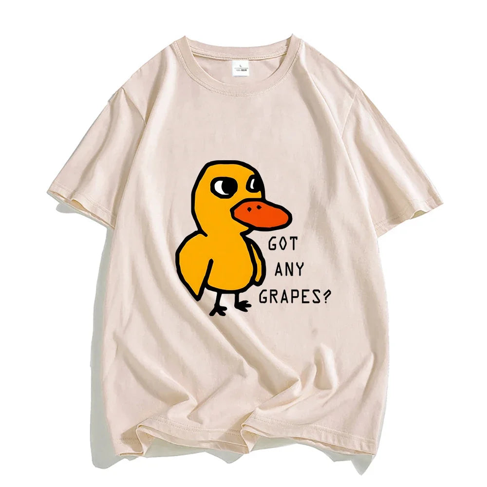Variant image for Men Graphic Tee White Cotton | Duck Song-12