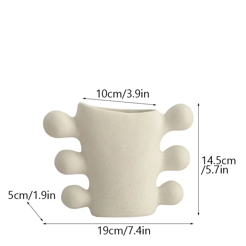 White Ceramic Decorative Vase | Elegance 1