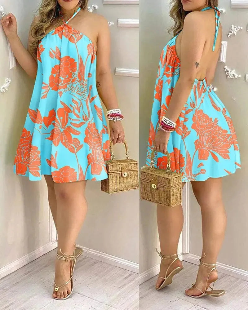 Women Halter Swing Dress | Paloma