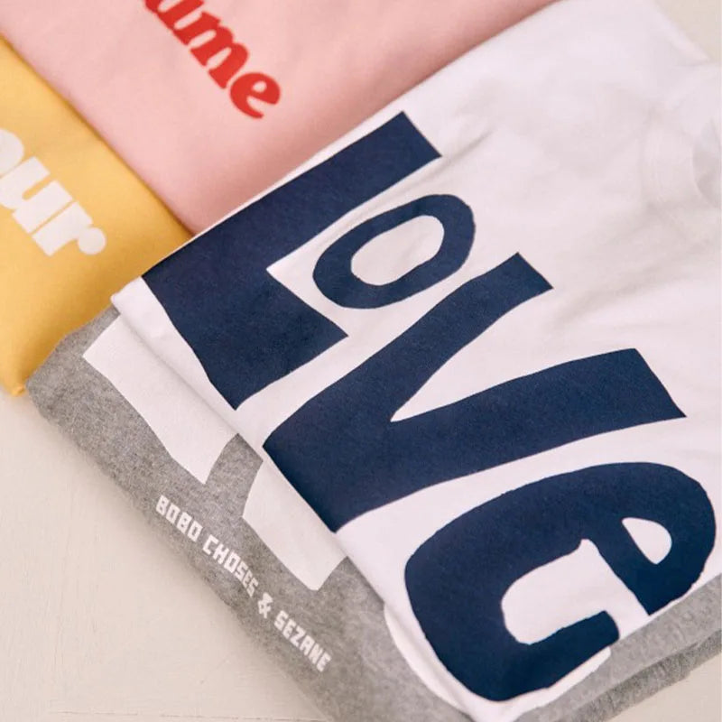 Women Graphic Tee White Cotton | Big Love-3