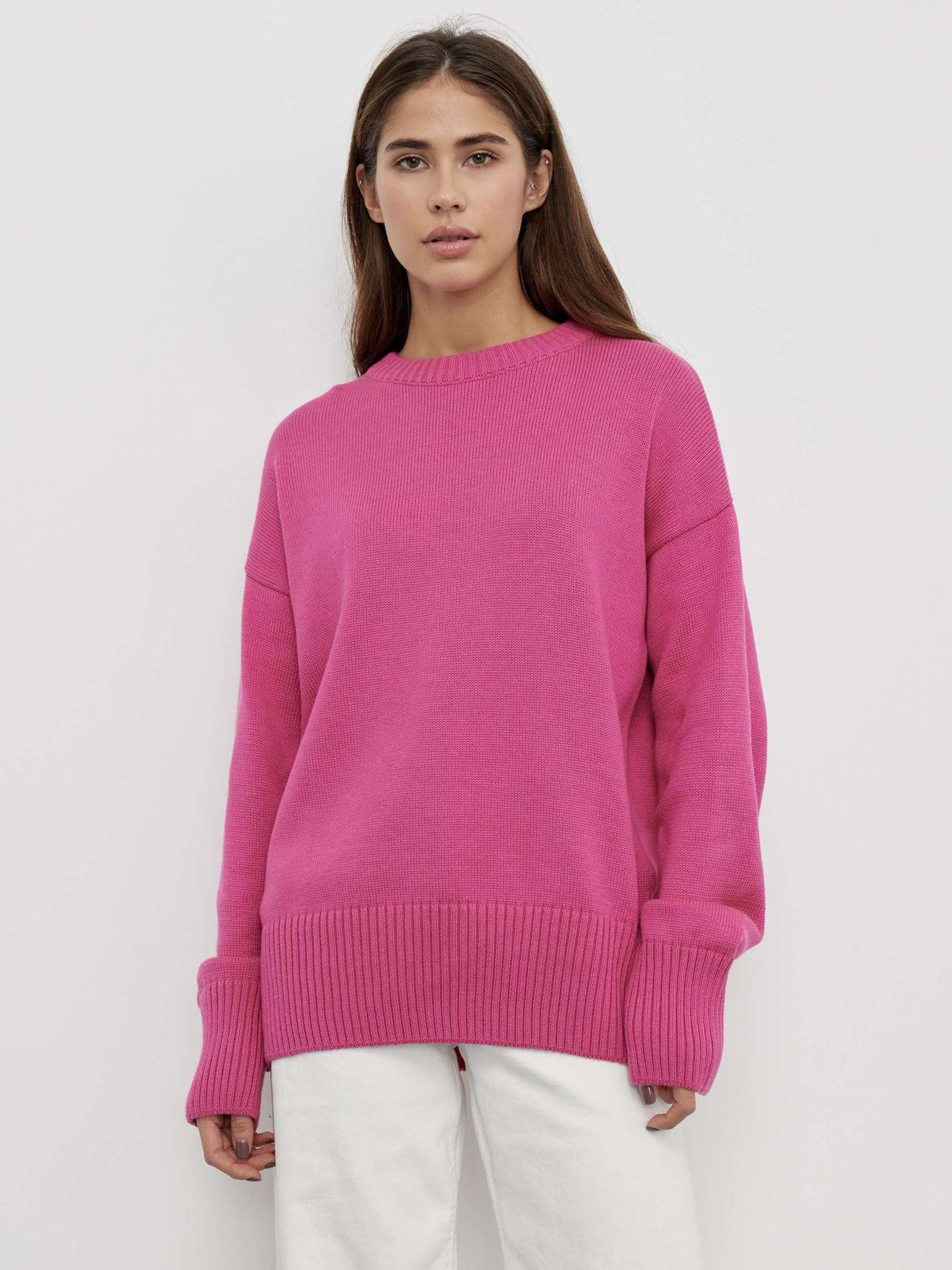 Women Minimalist Knit Sweater | Hanelle