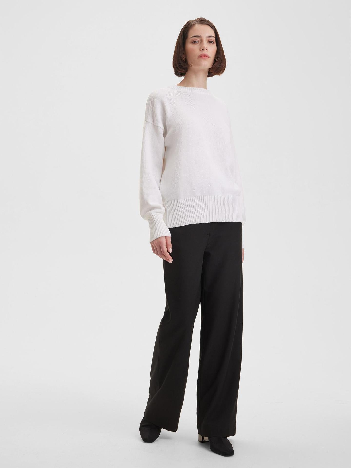 Women Minimalist Knit Sweater | Hanelle