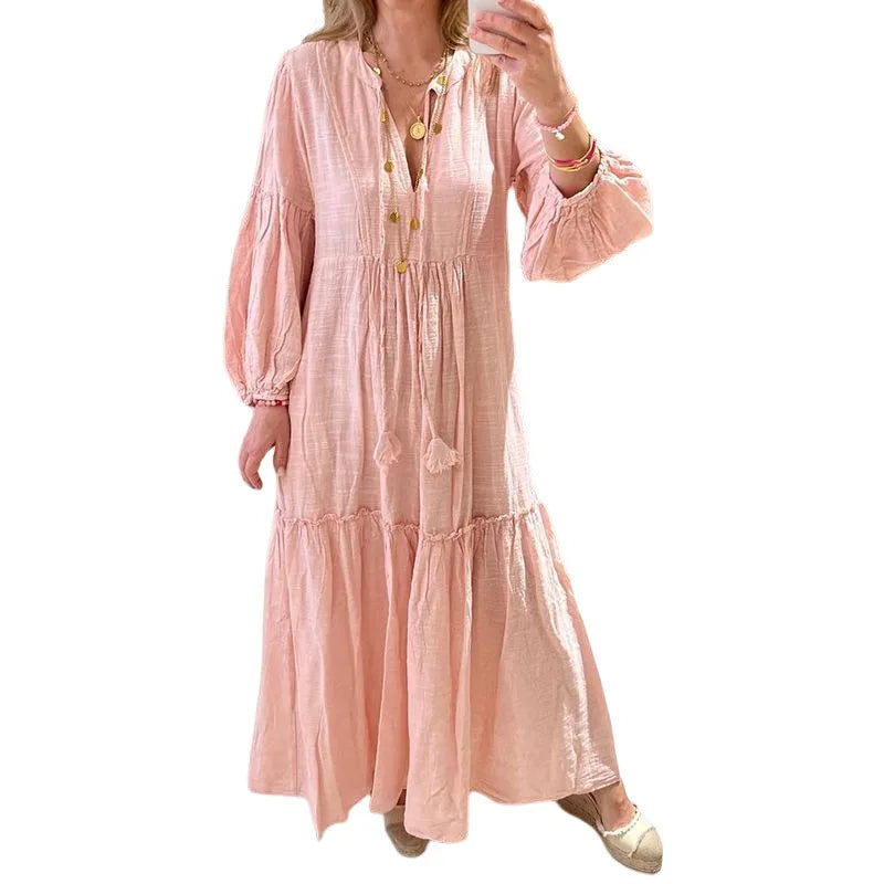 Women Bohemian Tiered Maxi Dress | Georgina