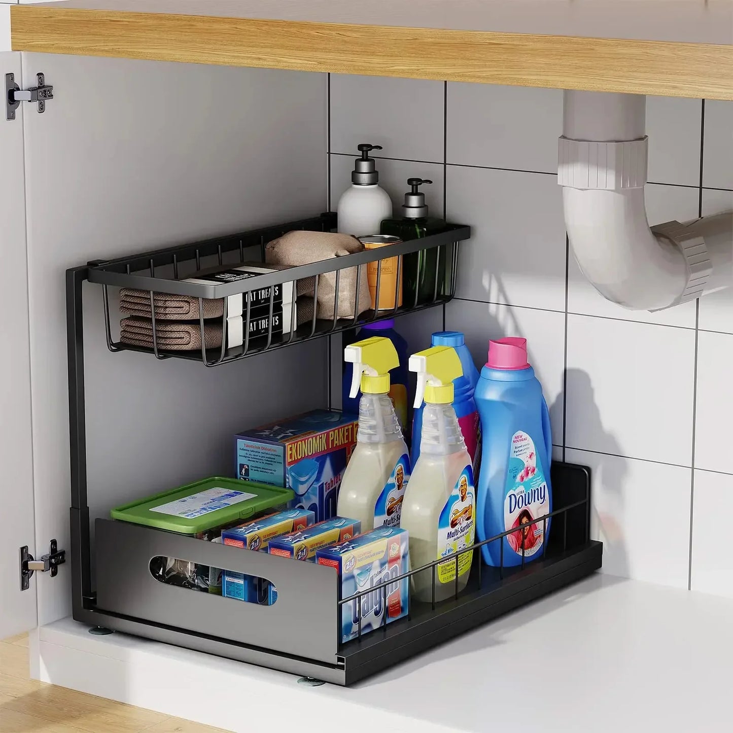 Closet Organizer Metal Compact Storage | Essential Home Solution 3