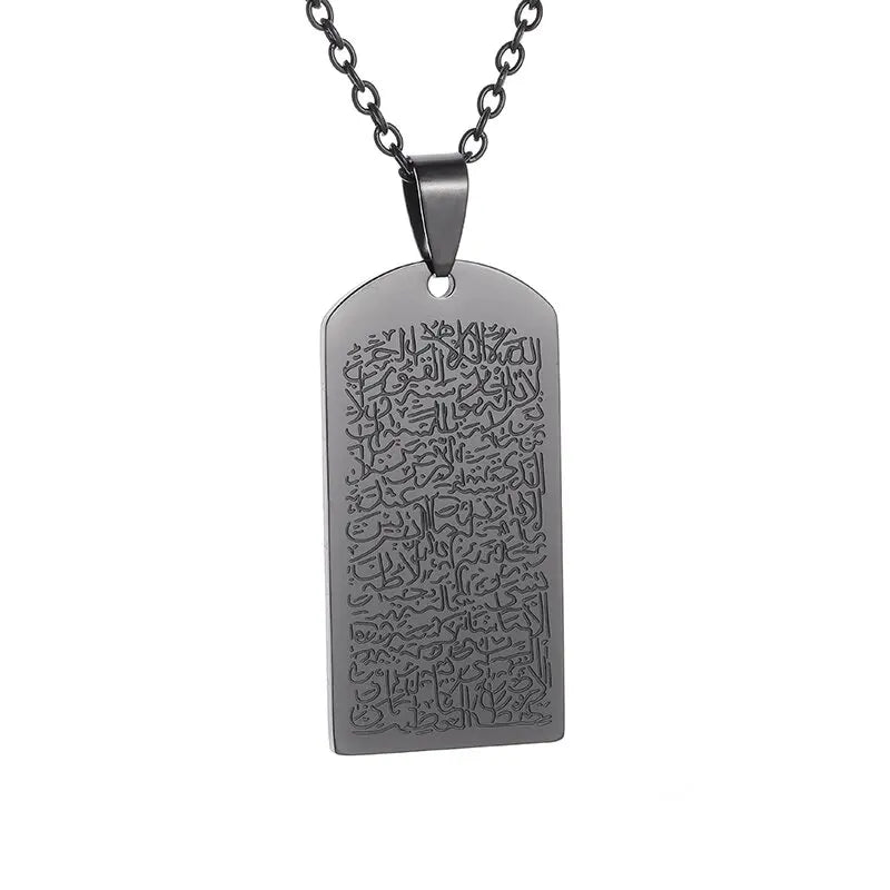 Variant image for Men's Necklace Stainless Steel Pendant | Zulfiqar-13