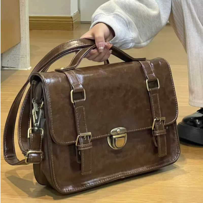 Women Vintage-Inspired Satchel | Emilia