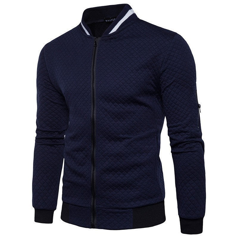 Men Quilted Bomber Jacket | Mason