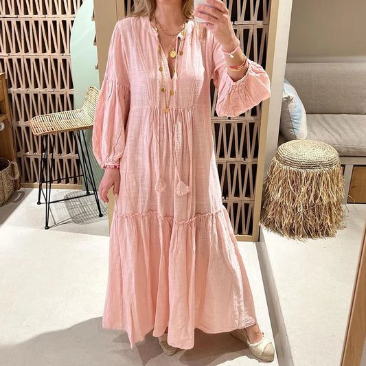 Women Bohemian Tiered Maxi Dress | Georgina