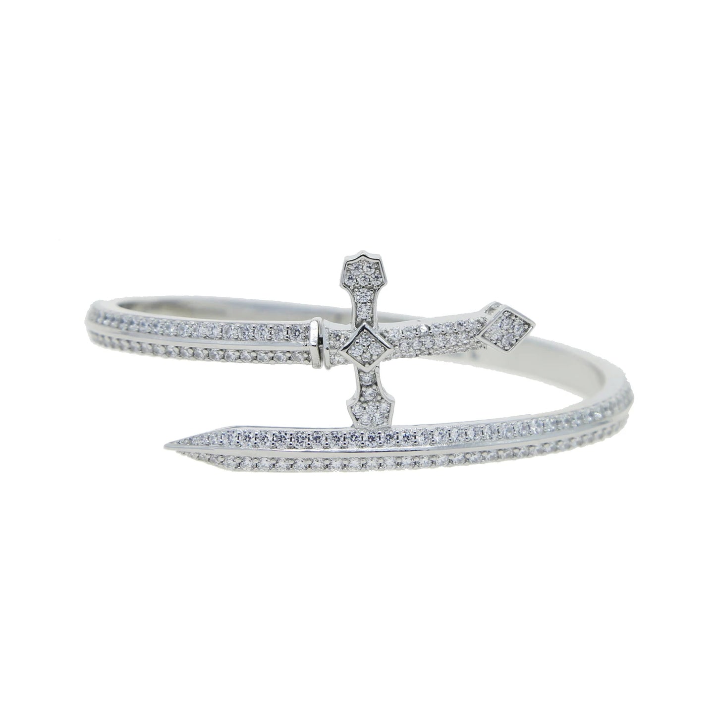 Men Pave Nail-Shaped Bracelet | Zorion