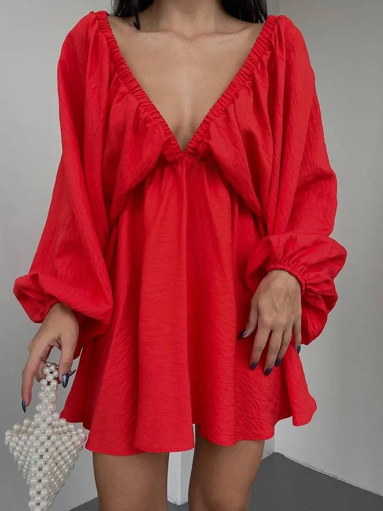 Women Summer Long Sleeve Dress | Sadie