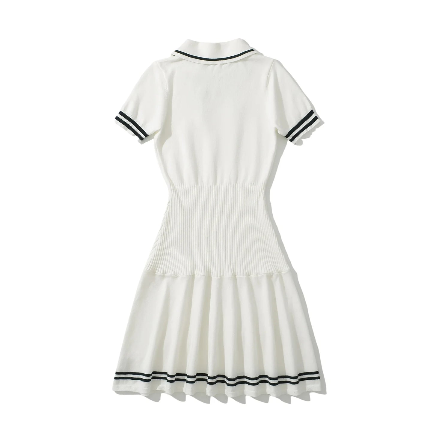 Women Classic Knit Polo Dress | Violeta