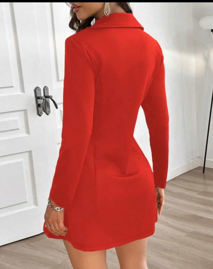 Women Tailored Military-Inspired Coat Dress | Orabella