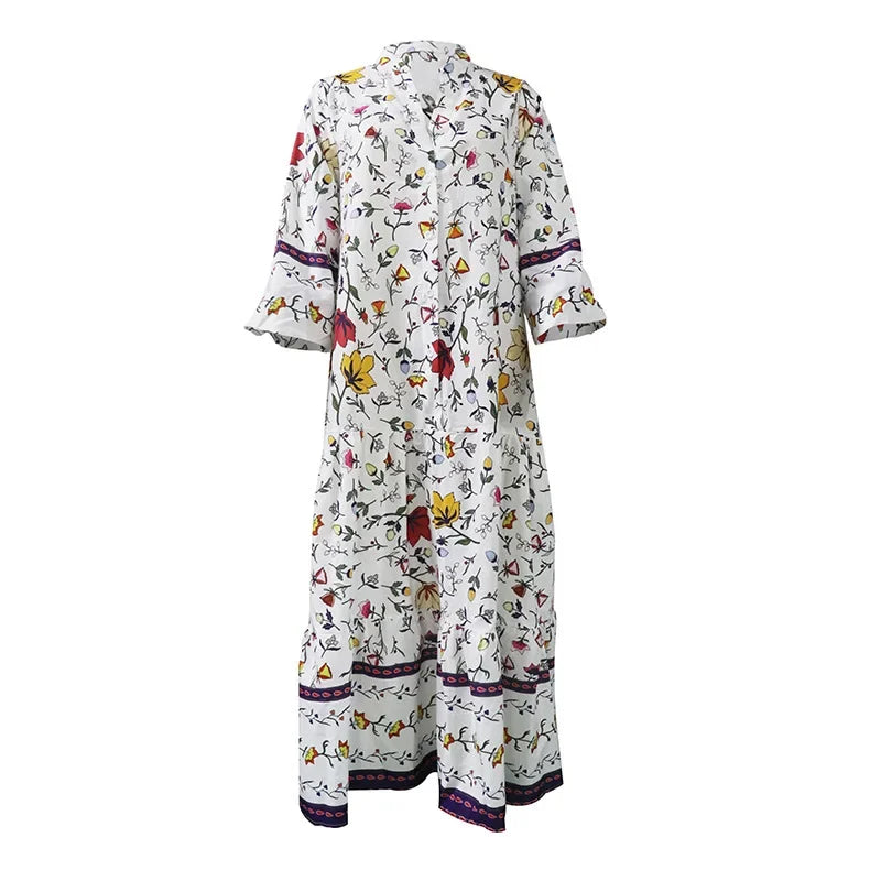 Women Bohemian Floral Maxi Dress | Florabel