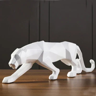 Elegant Sculpture Black Resin | Panther 4