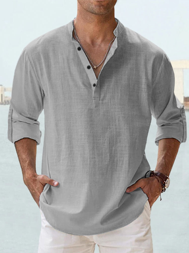 Men's Casual Henley Shirt | Newport