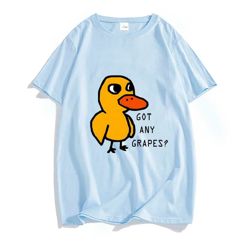 Variant image for Men Graphic Tee White Cotton | Duck Song-26