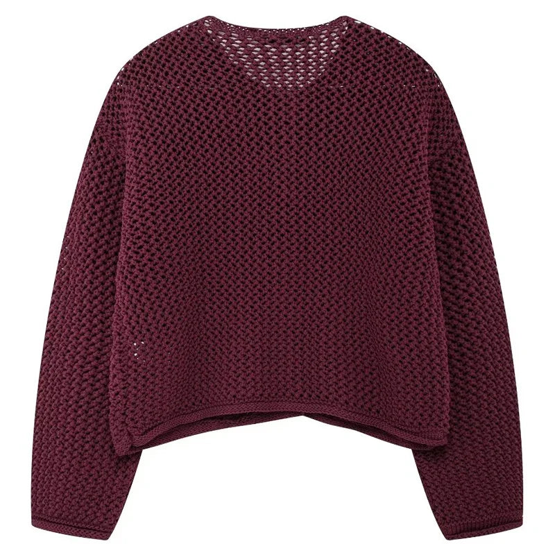 Woman Chunky Knit Button Cardigan | Hagar