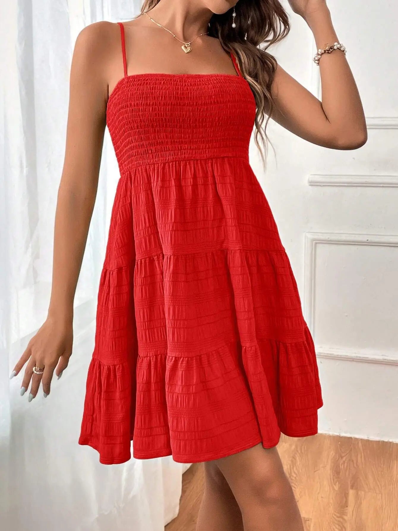 Women Chic Pleated Flowy Dress | Liora