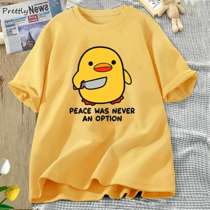 Variant image for Women Graphic Tee Cotton Short Sleeve | Goose Humor-2