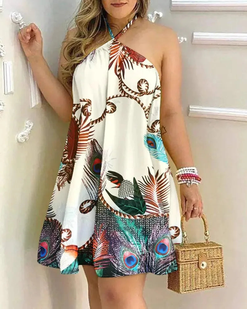 Women Halter Swing Dress | Paloma